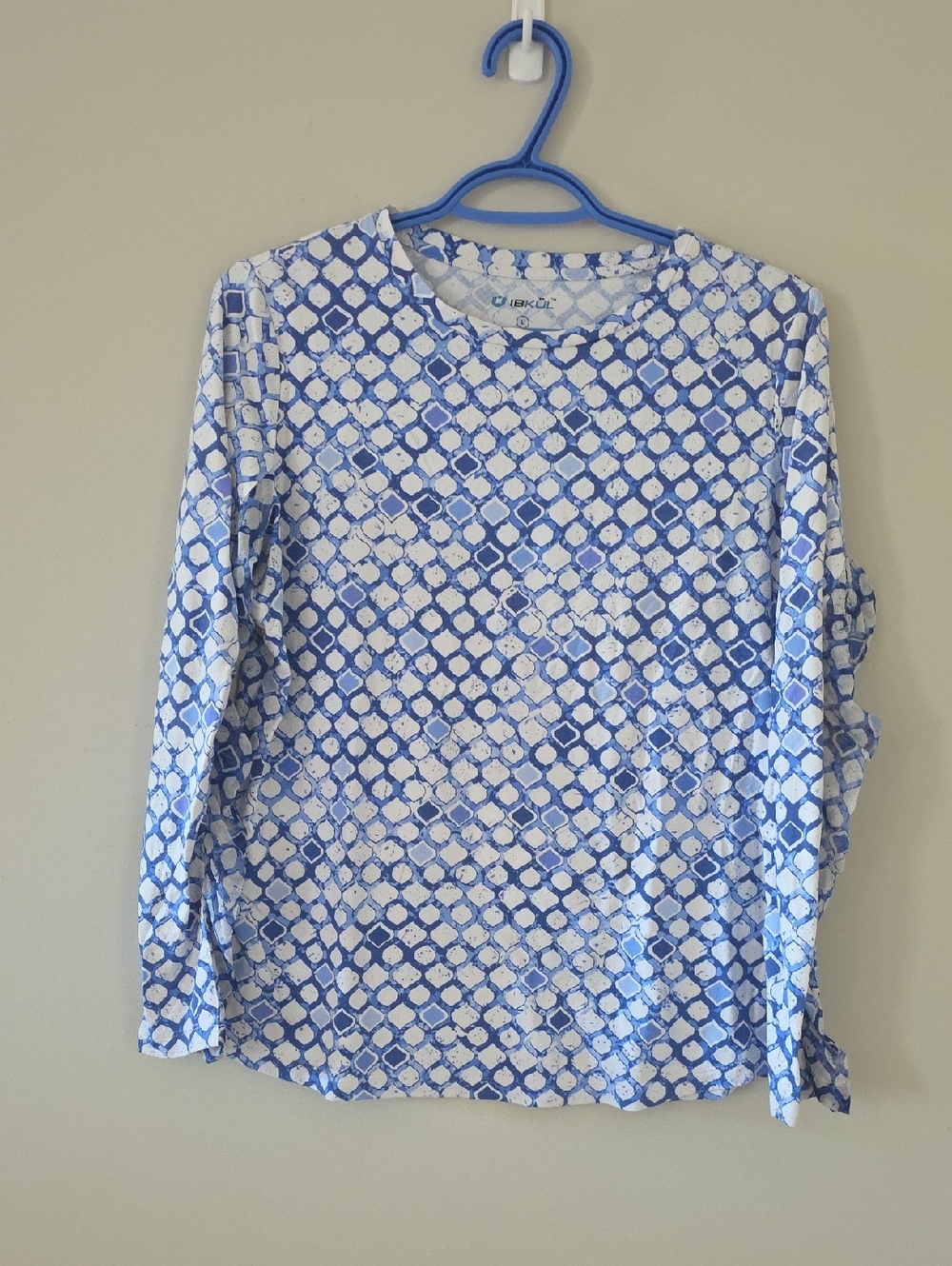 IBKUL Performance Long Sleeve With Mesh Size Large